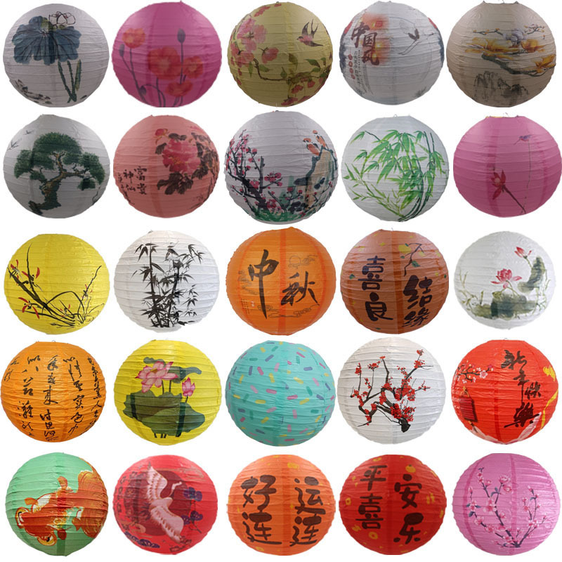 Japanese Lantern Paper - 1 Buah 12 Inci 30Cm Lentera