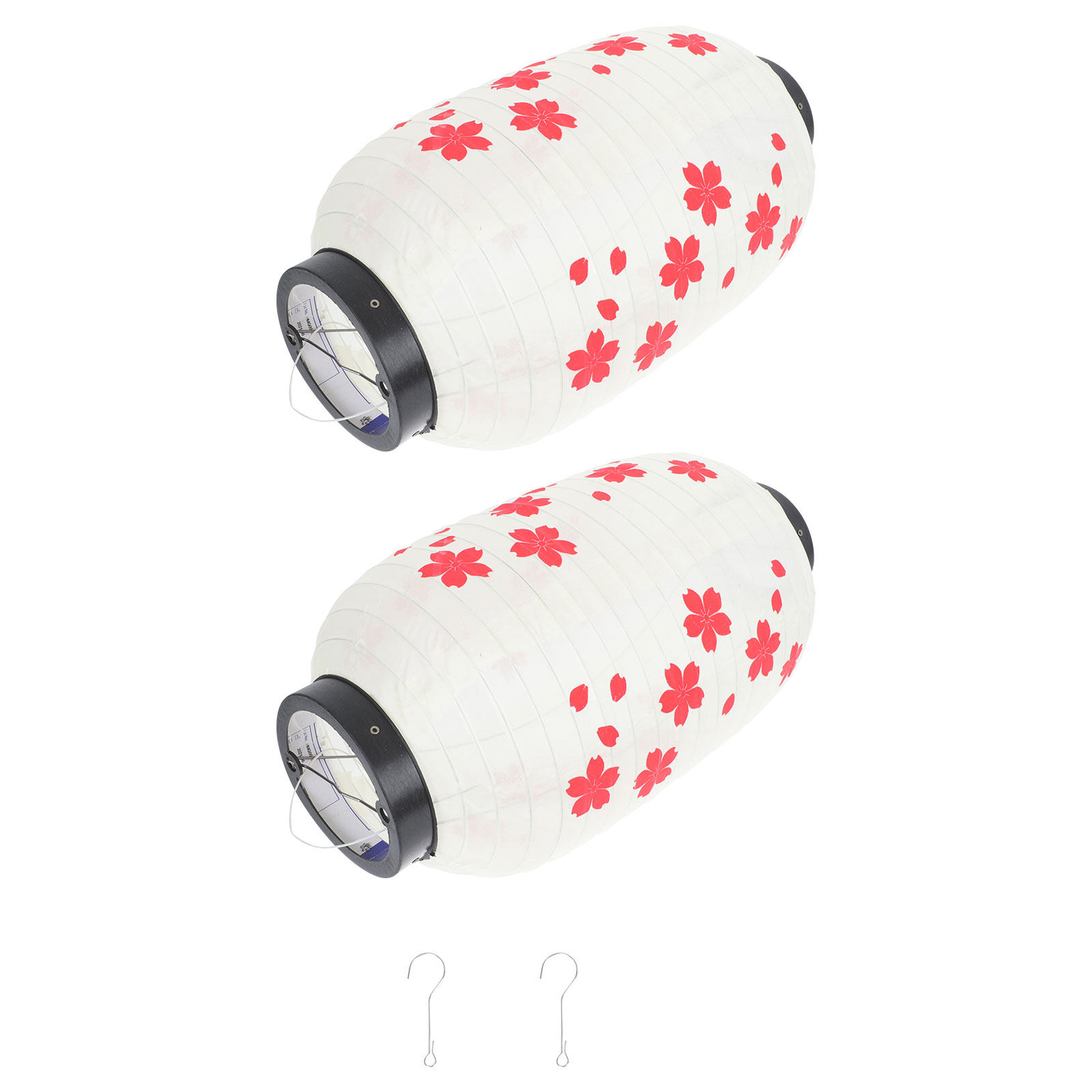 Japanese Lantern Paper - 2 Buah Lampion Gaya Jepang Merah,