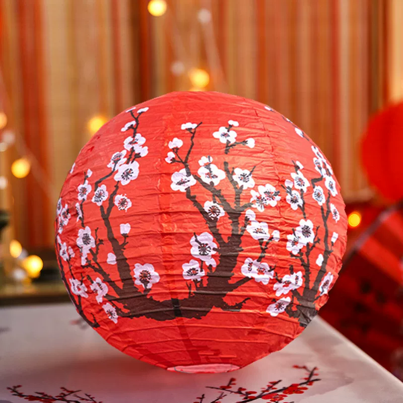 Lentera Kertas Bunga Plum Mera - Japanese Lantern Paper ulasan dan harga
