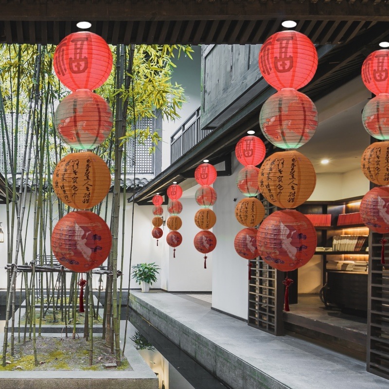 1 Buah 12 Inci 30Cm Lentera Ke - Japanese Lantern Paper ulasan dan harga