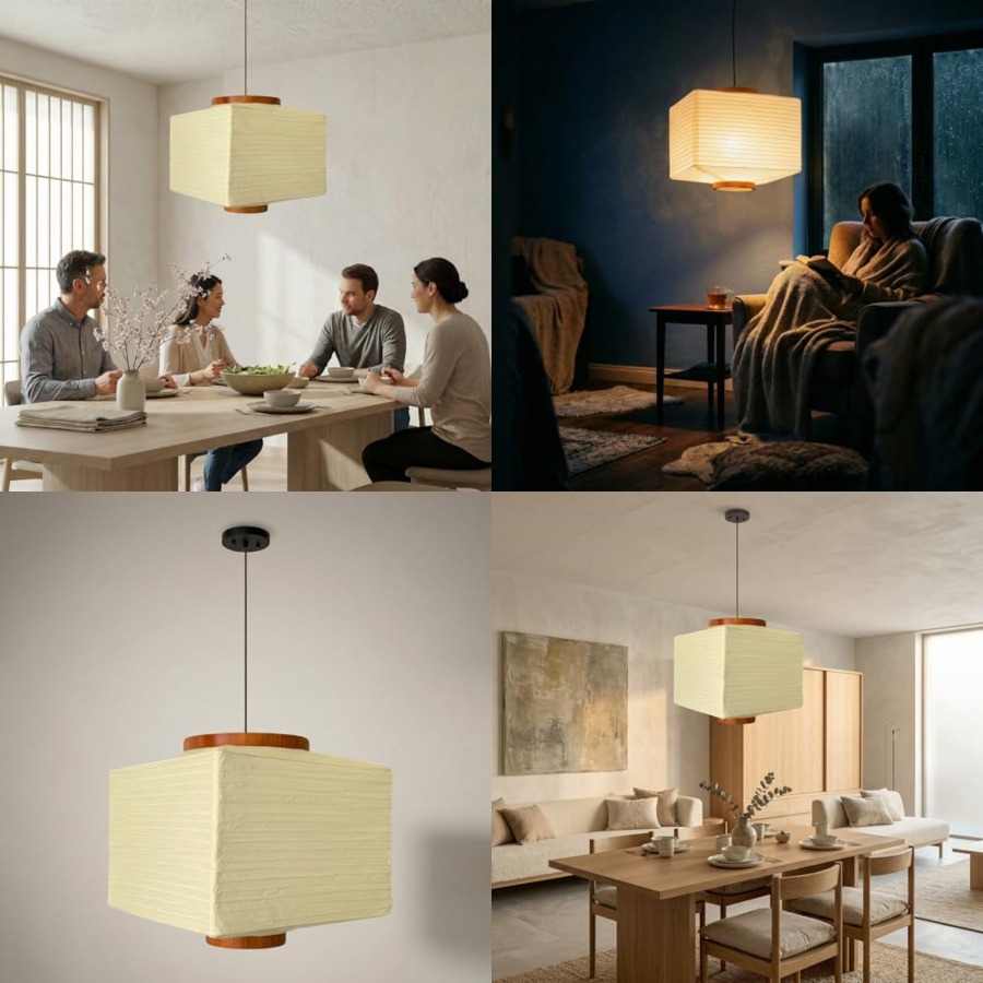 Lampu Lentera Kertas Gaya Jepa - Japanese Lantern Paper ulasan dan harga