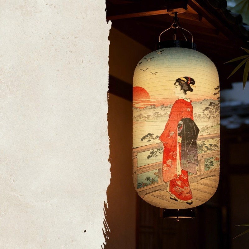 1 Buah Lentera Kertas Pola Wan - Japanese Lantern Paper ulasan dan harga